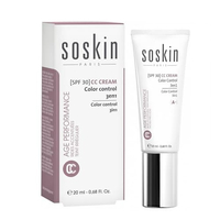 Soskin СС Cream Color Control 3 in 1 CC Крем для лица Контроль цвета 3 в 1 тон 00: легкий-бежевый 20 мл.