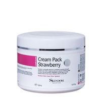 Skindom Cream Pack Strawberry Крем-маска с экстрактом клубники для лица, шеи и зоны декольте 500 мл.