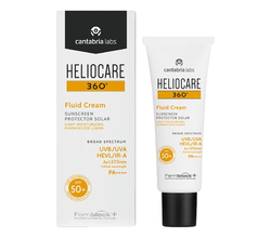 Heliocare 360º Fluid Cream SPF 50+ Sunscreen Солнцезащитный крем-флюид с SPF 50+ для всех типов кожи 50 мл.