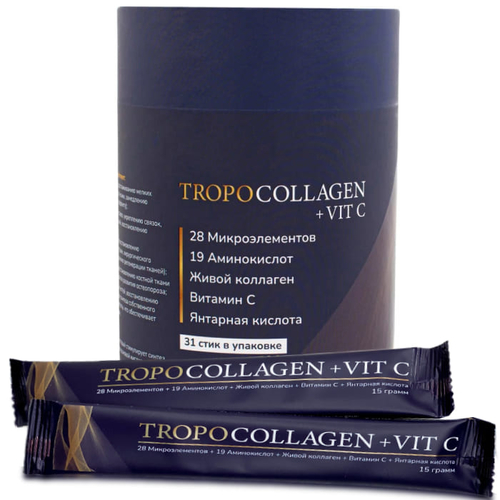 Evasion Коллаген питьевой Tropocollagen + Vit C 31 стик.