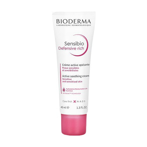 Bioderma Сенсибио Defensive Насыщенный крем для чувствительной кожи 40 мл.