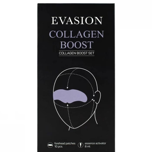 Evasion Collagen Boost Набор гидрогелевых патчей для лба 10 шт.
