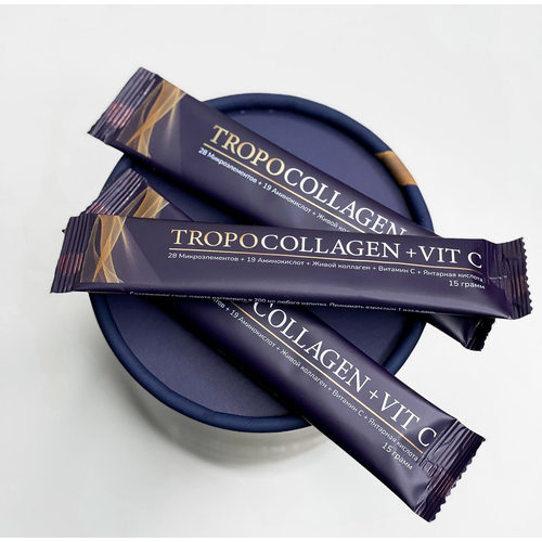 Evasion Коллаген питьевой Tropocollagen + Vit C 31 стик., изображение 2