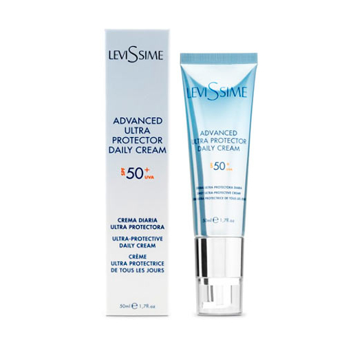 Levissime Advanced ultra protector daily cream 50+ Солнцезащитный крем-гель для лица с SPF50 50 мл.