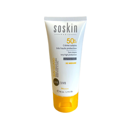 Soskin Sun cream very high protection - tinted 02 Крем высокой степени защиты с тональным эффектом SPF50+ Тон 2 50 мл.