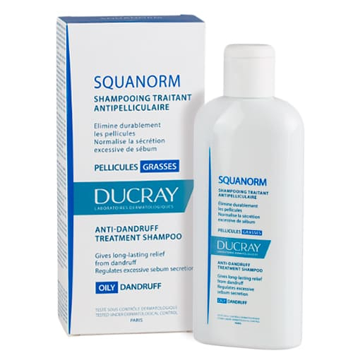 Ducray Скванорм Шампунь для волос от жирной перхоти 200 мл.