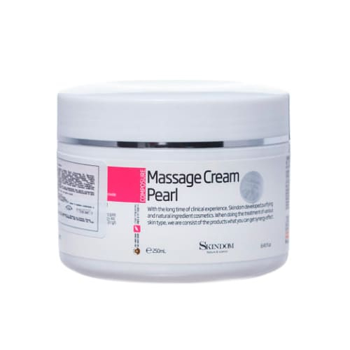 Skindom Massage Cream Pearl Массажный крем для лица с жемчужным порошком 250 мл.