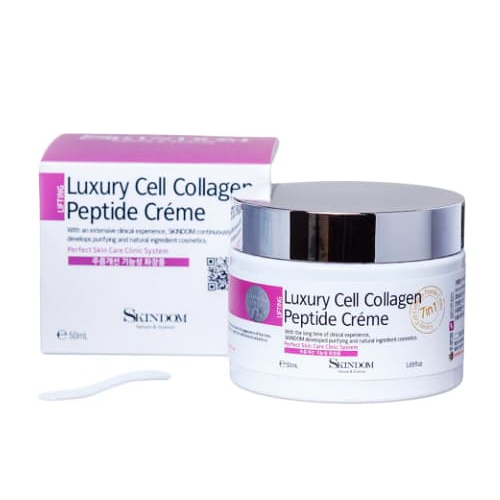 Skindom Skindom Luxury Cell Collagen Peptide Cream Коллагеновый крем для лица с элитными клеточными пептидами 50 м