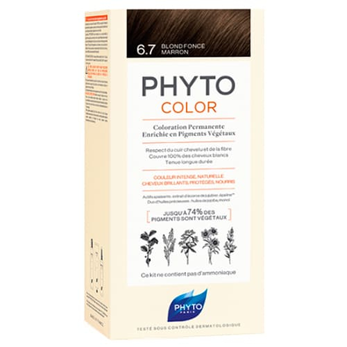 Phyto Фитоколор Краска для волос (6.7 Темный Шоколадный Блонд)